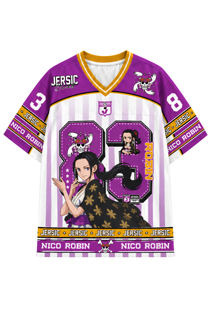 One Piece Robin Purple Jersey